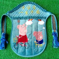 老式传统婴儿宝宝背带贵州背扇云南四川背被巾卡通背扇复古工艺 卡通背扇-小猪佩奇