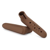 婴幼儿童防夹手门卡门把手1-4个装安全门塞门档3.4cm门缝保护条 老款门把手 棕色 1个 试用装