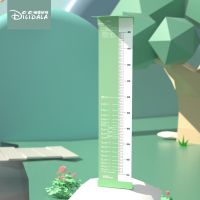 婴幼儿身高测量仪宝宝量身高标尺神器测量垫家用儿童测量精度尺子 绿色身高尺(男宝专用)