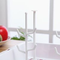 多功能支架奶瓶箱撑架 奶瓶沥水撑杆 奶瓶盒杯架支撑杆6支装