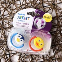 Avent婴儿安抚奶嘴0-6个月6-18个月硅胶安睡型安慰新安怡奶嘴 0-6月(经典款)小黄鸭(送链)