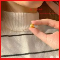 仿真金迪士尼小蜜罐吊坠项链女ins不掉色真金手链送女友礼物 [小蜜罐吊坠+项链] [收藏送红绳]