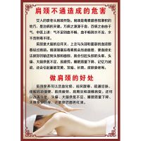 中医养生馆养生宣传装饰画经络不通的危害养生挂画艾灸推拿图海报 02-经络不通的危害性 40x60cm(pp背胶)