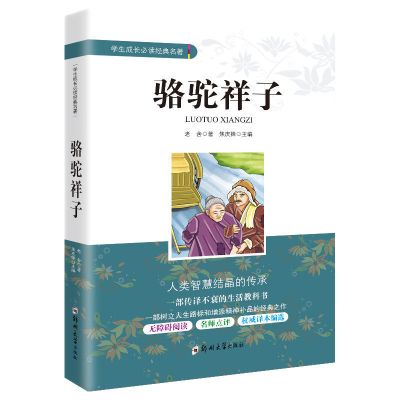 精装人民教育出版社 骆驼祥子 海底两万里 原著正版和七年级下册 骆驼祥子 平装175页 单本