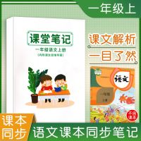 课堂笔记小学语文123456一二三四五六年级上册同步人教版教材课本 一年级上册课堂笔记 语文