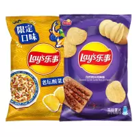 新品 乐事70g薯片整箱批发蒜蓉烤生蚝香酥烤鱼孜然烤羊肉串味薯片 [尝鲜]试吃2包 [夏季新品]香辣烤鱼+蒜香生蚝