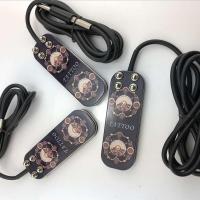 长方形纹身脚踏不锈钢个性踏板 高品质纹身专业器材 爱博纹身