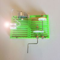 磁生电发电机手工diy科技小制作发明拼装材料手机充电模型玩具usb 发电机灯珠款材料包