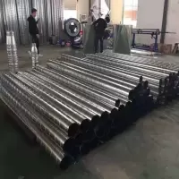 镀锌白铁皮螺旋风管排风排烟除尘新风圆风管废弃排放管道烟囱管 具体尺寸数量报价