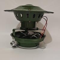 民用家用底座带爪引风机烟筒火炕平房抽烟机吸油烟机 80瓦口径9厘米