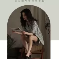 新款 冰丝睡衣女士夏季仿真丝色丁空调房家居服卡通可爱套装 绿宝石 M