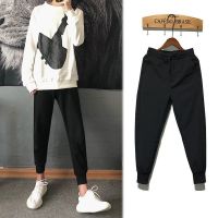 2021秋季复古牛仔裤男痞帅韩版直筒毛边破洞百搭精神小伙九分裤男 HWS黑武士 黑裤【优质】 S 【微宽版型】