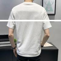 品质T恤男春夏季男士大码短袖T恤中国风男装圆领上衣3D印花打底衫 青春472T恤 M 【80-95斤】