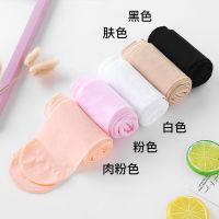 儿童连裤袜春夏秋外穿裤袜女童白色丝抗起球袜学生舞蹈袜子打底裤 二条装 夏季薄款(白+白) M码建议身高90-105cm