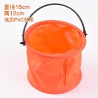 捞鱼网捞鱼小网兜儿童鱼网渔网蝴蝶网鱼蝶虫网户外捞玩具渔具 桔色水桶一个