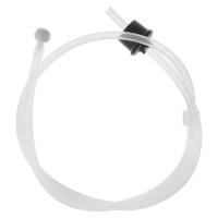 厨房水槽皂液器加长管304不锈钢洗菜盆洗洁精按压器延长管免加液 0.7米硅胶管+止回阀+重力球+盖