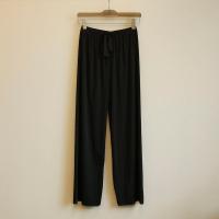 小雏菊冰丝灯笼裤子女宽松百搭潮流薄款日系哈伦裤高腰阔腿裤显瘦 黑色-软软九分裤 小码[80-95斤]