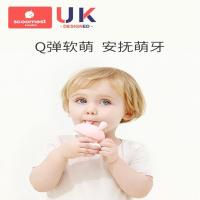 科巢小蘑菇安抚牙胶磨牙棒婴儿硅胶玩具宝宝防吃手神器咬胶可水煮 促销