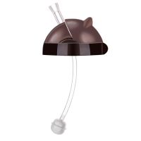 儿童水杯宝宝吸管杯转换器学饮杯配件奶瓶水杯头替换硅胶奶瓶通用 咖啡色水杯转换器+吸管