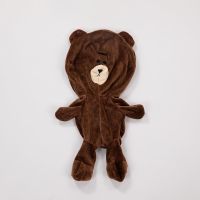 毛绒玩具皮套皮壳半成品卡通公仔玩偶地摊DIY[7月28日发完] 布朗熊(50厘米皮套)