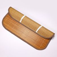 凉席枕套夏天碳化枕头套披片枕片枕席凉席枕披光滑枕头席子单个 凉席竹枕套1个装[不含枕芯] 30*50厘米儿童用