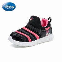 迪士尼米妮2021新款女童儿童鞋子舒适毛毛虫童鞋中小童套脚潮童鞋 黑色(米妮) 22 内长13.1cm