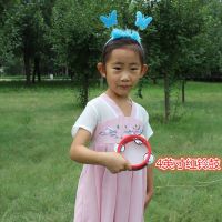 奥尔夫小铃鼓幼儿园老师用手摇鼓儿童舞蹈考级打击乐器早教手拍鼓 (红)4英寸结实款直径10厘米