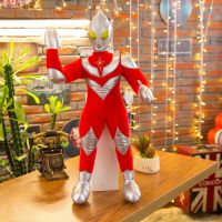 奥特曼毛绒玩具公仔大号男孩睡觉抱枕布娃娃赛罗玩偶六一儿童礼物 泰罗奥特曼 [活动特价]50厘米仅售22元