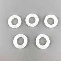4分白色硅胶垫圈淋浴软管进水管垫片防漏水密封圈橡胶垫花洒垫片 5个(硅胶垫片)
