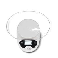 电子称厨房0.1克高精度秤大托盘烘焙电子称称重器小型酵素专用秤 世海5kg 136款赠1000毫升托盘