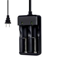 厂家大容量26650锂电池快充3.7v/4.2v手电筒充电器通用可充电 966双槽充电器(220V)