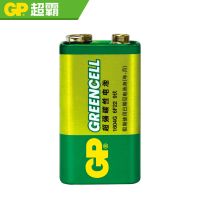 GP超霸9V电池话筒层叠1604G 6F22 9V方形9伏万用表碳性电池 1粒