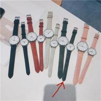 考试用手表男女中学生高中生韩版简约防水ins潮流电子表2020新款 绿带小号 收藏送备用电池