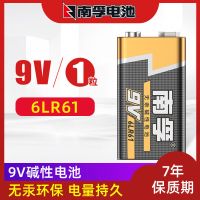 南孚电池9V碱性方块方形九伏6LR61 6F22叠层电池玩具遥控器万用表 1粒