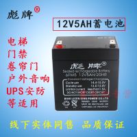 龙威12V4.5AH贝德万利达音响电瓶广场舞音响电池卷闸门电瓶6FM5AH 彪牌12V5AH质保半年