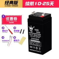 电子秤电池4v4AH4伏5A磅秤台秤通用蓄电池免维护电子秤电瓶专用 4V4AH(10-25天)带配件包