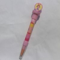 蜡笔泡泡笔圆珠笔泡泡笔儿童印章学习文具用品4合1多功能笔 1支真棒印章蜡笔泡泡笔