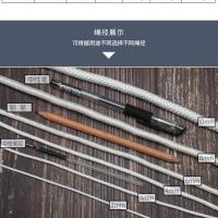 尼龙绳加粗耐磨耐晒捆绑绳编织绳涤纶耐老化晾衣绳窗帘绳捆扎绳子 4mm 10米()