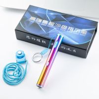 射笔售楼usb充电激光手电沙盘驾校教鞭绿光强光远射镭射灯激光笔 1916礼盒装(送挂绳)