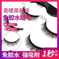 磁铁睫毛假睫毛自然仿真素颜免胶水磁铁假睫毛套装磁性眼线液睫毛 1盒3对特级混装活动款