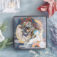 生日礼物送女生闺蜜女孩男孩幼儿园老师小学生国风创意毕业纪念品 视觉印象礼盒--九色鹿之森