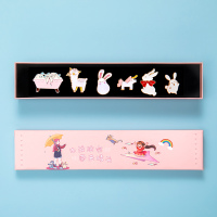 生日礼物女生送闺蜜送给朋友给毕业实用的小精致特别有意义纪念品 兔子胸针套装+代写贺卡