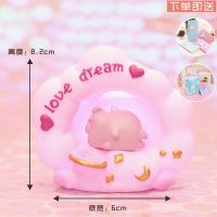 创意ins走心生日礼物送闺蜜朋友六一少女心爆棚儿童情人节实用品 云朵小夜灯 粉 搪胶款 送贺卡+礼品袋