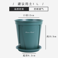 青山盆控根花盆大号清仓月季绿萝加仑盆北欧简约塑料花盆厂家直销 [5个装]青山盆(口径12cm)活动发6个 不含托盘