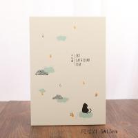 镜子台式折叠化妆镜 梳妆镜 便携可爱单面镜宿舍镜 公主镜 大号 乳白色