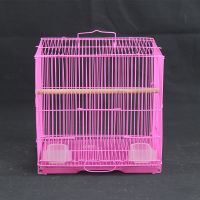 鸟笼大号群鸟笼虎皮鹦鹉八哥专用鹧鸪鸟笼子养殖家用繁殖豪华别墅 小号35*25*25[随机色] 标准套餐