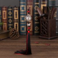 汉服旗袍压襟扣双色流苏铃铛腰坠中国风配饰古风腰挂衍生铃挂件 +*魏无羡红黑