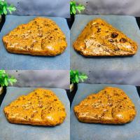 天然黄蜡石晒台原奇头鱼缸园林观赏造景沉木黄喉乌龟苗发色晒背台 晒台偏暗420克12-10-2.5