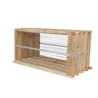 杉木巢框中意蜂半成品槽框蜂框蜜蜂蜂箱标准成品巢框架子养蜂蜂巢 48.8半成品巢框 10个装