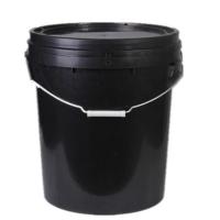 诱蜂桶黑色塑料桶不透光野外捕捉养蜂收蜂笼水桶油漆桶垃圾桶 食品级5升黑色 无盖